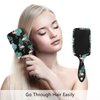 Cute Retro Flamingo Hair Brush for Wet & Dry Hair Grip Soft Bristles for Anti Static & Frizz Air Cushion Comb for Women Girls