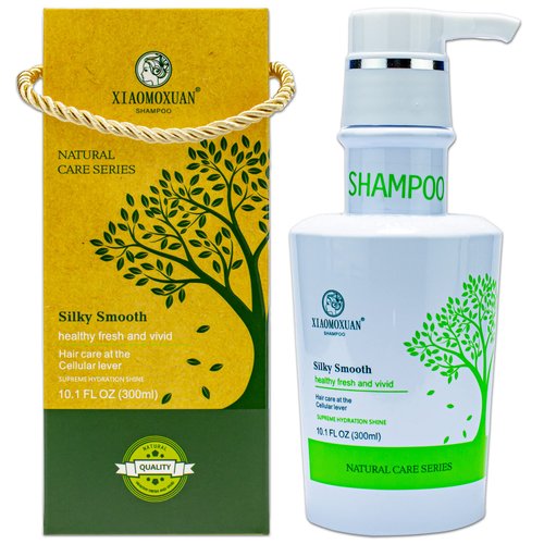 Xiaomoxuan Organic Tea Tree Oil Moisturizing Shampoo Sulfate-Free Paraben-Free - Revitalize and Restore Shampoo - All-Natral Hair Moisturizer and Deep Scalp Cleansing Shampoo Fortify Hair Treatment