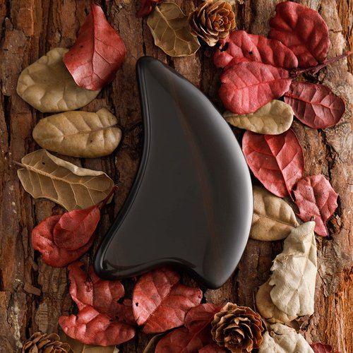 SINOKF Bian Stone Gua Sha Facial Tools Scraping Massage Face Guasha Board Scraping Plate