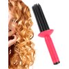 Air Volume Comb for Fluffy Curls - Curly Hair Styler Tool, Hair Curler and Curling Roll Comb
