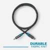 Nimble PowerKnit USB-C to USB-C Fast Charging Cable (3M, Durable Flex Fabric) for MacBook, Laptops, iPad Pro, Android Phones and More, Made from Recycled Plastic and Aluminum