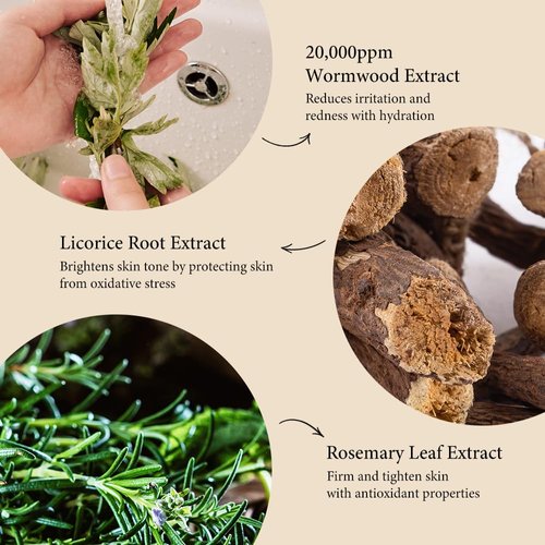 Fraijour Original Herb Wormwood Calming Toner, 500ml / 16.9 fl.oz.