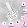 SAVILAND French Gel Nail Polish: 1PC 10 ML White Gel Polish Easy French Smile Line in 5s French Tip Nail Tool French Nails U V LED Gel French Tip Nail Art Nail Supplies for Starter Professional Gift