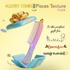 Allegro Comb 1004 Wide Tooth Detangling Hair Combs For Women, Stylists & Curly Hair Teasing Comb Mens Comb 1 Piece. (Fresh Purple)