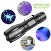 MOWETOO UV Flashlight, 2 in 1 395 nm LED Flashlight with UV Black Light & White Light, 500LM, 4 Modes & Waterproof Pet Urine Detector (1 Pack)