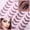 SQYlashes False Eyelashes Short Natural Cat Eye Lashes Wispy - Mixed 2 Styles, 14 Pairs, MG06