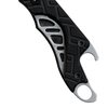 Kershaw 1.4-Inch Folding Pocketknife with Bottle Opener and Keychain - Black Handle