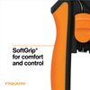Fiskars Micro-Tip Pruning Snips - 6" Garden Shears with Sheath and SoftGrip Handle - Yard and Garden Tools - Orange/Black