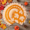 Autumn Paper Napkins 50 printed fall decorations Party Supplies Disposable Bar Napkins Suitable for thanksgiving party, engagement, baby shower, celebration party.6.5 x 6.5 inches