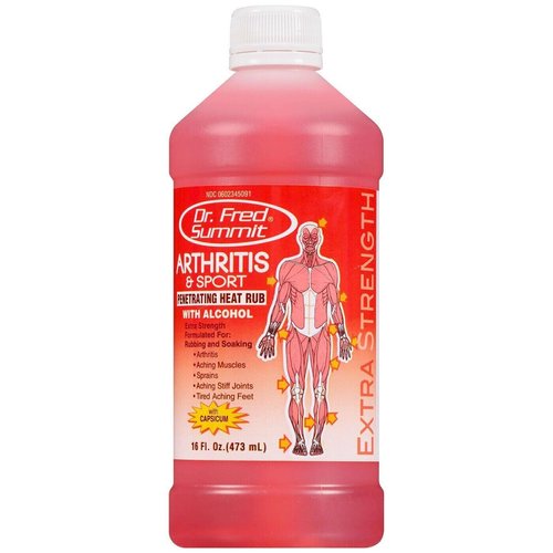 Dr. Fred Summit Arthritis & Sport Rubbing Alcohol, Penetrating Heat Rub