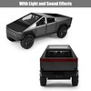 Toy Trucks 1/24 Diecast Cars Cybertruck Darkgray Metal Toy Cars Cybertruck Model Lovers Collection