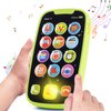 HISTOYE Baby Toy Phone for 1 2 Year Old Boy Girl Fake Phone Toys with Music Baby Cell Phone Toys 6 to 12 Months Light Up Play Phone for Babies Kids Toddlers Educational Learning Toys Gifts