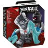 LEGO NINJAGO Epic Battle Set – Zane vs. Nindroid 71731 Building Kit; Ninja Toy Playset Featuring a Spinning Battle Toy, New 2021 (56 Pieces)