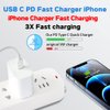 【Apple MFi Certified】iPhone Charger Fast Charging,3Pack Apple Charger Adapter Super Fast Charger iPhone 6FT USB C to Lightning Cable Cord for iPhone 14 Pro Max/14 Plus/13 MiNi/13/12/11/10/X/SE/AirPods