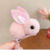 4Pcs Plush Bunny Hair Clips, Cute Bunny Hair Claw Clips for Womens Bunny Hair Clip Mini Hair Clips, Girls, Rabbit Hair Clip, Hold Hair Clip Easter Plush Rabbit Hairpin for Thin Hair Hold Accessories
