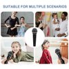 NUOBESTY Pretend Microphone for Kids Fake Microphone Prop Plastic Microphone Toy for Karaoke Music Birthday Party Favors Black