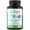 ForestLeaf - Hyaluronic Acid Supplements - 120 Vegetable Capsules - 100mg Dietary Hyaluronic Acid + 50mg Vitamin C Joint & Anti Aging Beauty Formula - Supports Skin Hydration, Joints, Bones & Hair