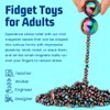 Magnet Slime Putty Party Favors, Fidget Toy Magnet Ferrite Putty Beads, Hematite Magnetic Stones Eggs with 1.26 inch Magnet Balls, Cool Desk Toy, EDC Toy Science Kit Gift