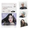 Lindsay Home Aesthetics Deep Conditioning Hair Mask for Oily Hair-Infused with Charcoal, Volcanic Ash, Tea Tree Oil-Help Balance Oil, Soothes the Scalp and Encourages Hair Growth, 1 oz (Pack of 3)