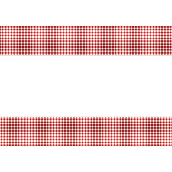 Red Gingham Rectangular Table Cover - 54" x 84" (1 Piece) - Stylish & Durable Material, Perfect for Parties, Picnics & Everyday Use