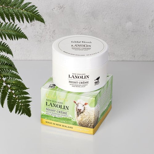 Wild Ferns Lanolin Night Cream with Manuka Honey and Royal Jelly