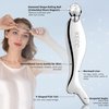 KECC Gua Sha Facial Massager (Fishtail),Stainless Steel Cold Roller Sticks for Face Eyes,Crescent Line Chin Lift Tightening Skin Tool, 4 Edges Drainage Sculpting Beauty Tool