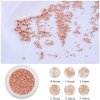 3D Nail Caviar Beads for Nail Art Metal Mini Nail Ball Beads Gold Silver Rose Gold Nail Studs DIY Decorations Accessories Multi-Size