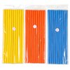 3Pack Flexible Twist-Flex Spiral Hair Curlers - Soft Foam No Heat Rollers for Long, Medium, Short Hair (Diameter 0.8cm, 30 Rods)