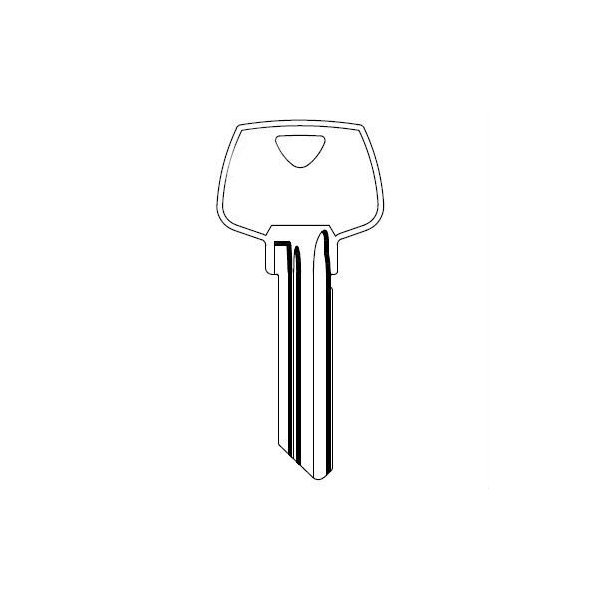 Kaba Ilco Sargent 6 Pin LA Brass Key Blank (O1007LA) 50 Pack S22