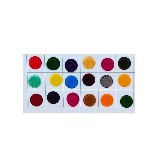Multi Color Plain Velvet Dot Bindi Tattoo Stickers Adhesive Body Jewelry Indian Daily Use Forehead Bindi Round Dot, Medium