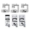 6 Sizes Rolled Hem Presser Foot, Wide Rolled Hem Foot Set & Narrow Hemmer Foot Set for All Low Shank Snap-On Singer, Brother, Babylock, Euro-Pro, Janome, Kenmore, White, Elna Sewing Machines