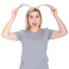 Funcredible Grey Bunny Ears - Bunny Ears Headband - Bunny Rabbit Cosplay Costume Accessories - Bendable Bunny Ears for Kids and Adult