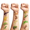 100 PCS Gecko Lizard Temporary Tattoos Themed Birthday Party Decorations Supplies Favors Decor Cute Leopard Reptile Chameleon Tattoo Stickers Gifts For Game Kids Boys Girls Classroom School Prizes