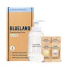 BLUELAND Hand Soap Starter Set - 1 Refillable Glass Foaming Hand Soap Container + 4 Tablets Refills, Variety Scents, Eco-Friendly Products & Cleaning Supplies,4 x 9 Fl oz Bottles (36 Fl oz Total)