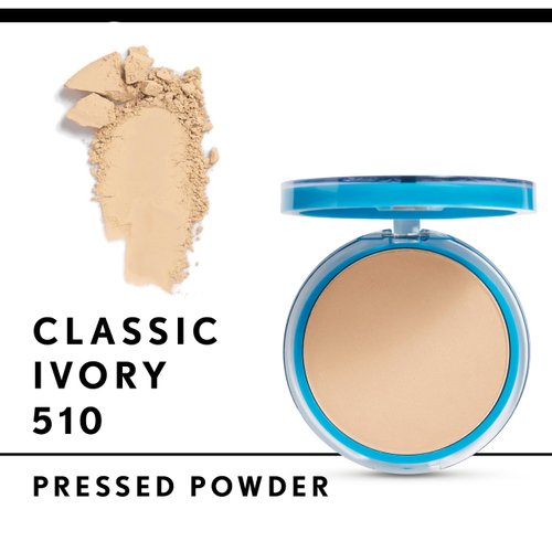 COVERGIRL Clean Matte Pressed Powder Classic Ivory Warm 510 , .35 Ounce (packaging may vary)