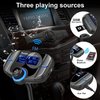 (Upgraded Version) Bluetooth FM Transmitter, Sumind Wireless Radio Adapter Hands-Free Car Kit with 1.7 Inch Display, QC3.0 and Smart 2.4A Dual USB Ports, AUX Input/Output, TF Card Mp3 Player