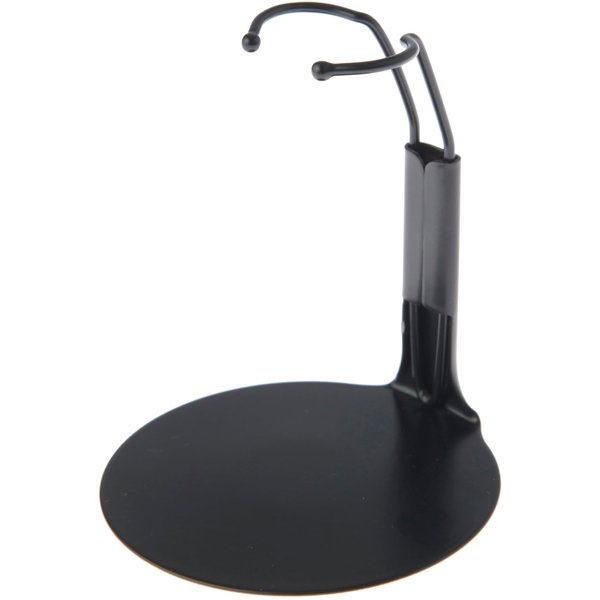 Plymor DSP-25B Black Adjustable Action Figure Stand, fits 4.5, 5, and 5.5 inch Action Figures, Waist is 1 to 1.5 inches wide, 3 to 3.5 inches around, Pack of 2