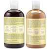 SheaMoisture Strengthen & Restore Shampoo & Conditioner Set – Jamaican Black Castor Oil for Hair Repair & Frizz Control, 13 Oz Ea