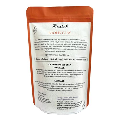 Raslok Kaolin Clay for Face Mask (3.52, Ounces)