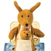 Schylling: Jack in Box - Kangaroo - Classic Pop-Up Music Toy, Momma & Baby Joey Finger Puppet, Plays Song Pop Goes The Weasel, Toddler & Kids 18mo+