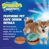 SpongeBob SquarePants for Pets Krabby Patty Crinkle Plush Dog Toy | Dog Toy for Spongebob Fans | Krabby Patty Squeaky Dog Toy for All Dogs Made from Soft Plush Fabric 7 Inch