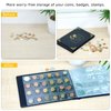 Coin Collection Supplies Holder Book for Collectors, 300 Pockets Coin Collection Organizer Storage Box Case Album for 20/25/ 27/30/ 38mm Coins- Black