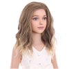 MAGQOO Brown Blonde Wig Girls Kids Short Curly Brown Blonde Wigs Synthetic Heat Resistant Cosplay Costume Party Wigs with Wig Cap(Brown Blonde)