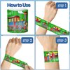 Lcnjscgo 74 PCS Train Party Favors, 24 PCS Train Slap Bracelets 50 PCS Train Stickers Train Birthday Party Decorations Supplies Gifts for Kids Classroom Rewards