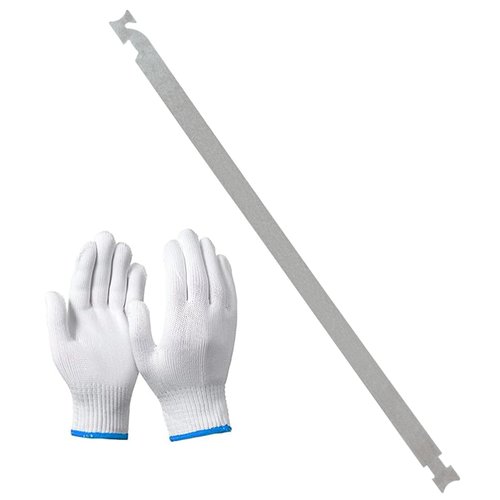 AMOSTBY Auto Tool Set, 23 inch High Elastic Stainless Steel Auto Repair Tools with Wear-Resistant Labor Protection Gloves