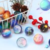 Pllieay 30PCS Galaxy Bouncy Balls, 32mmSpace Bouncy Balls Bulk, Space Party Favors Rubber Balls for Kids Party Favors, Space Toys for Kids, Christmas Gift Bag Filling(30 style)