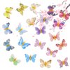 Butterfly Hair Clips, CIEHER 20 Pieces Butterfly Barrettes Glitter Double Butterfly Clips for Women Girls 3D Butterfly Hair Clip Small Hair Clips Y2K Hair Clips Butterfly Hair Accessories