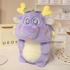 10 Inch Chinese Dragon Stuffed Animals Chinese Dragon Plush Toys Pillow Anime Chinese Dragon Plushie Hugging Pillow Chinese Dragon Doll Gift for Kids and Lovers (Purple)