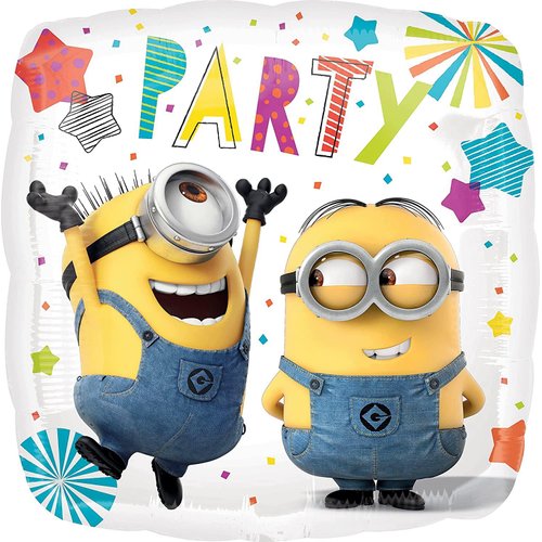 Anagram Descpicable Me Minions 3rd Birthday Party Supplies 8 pc Balloon Bouquet Decorations