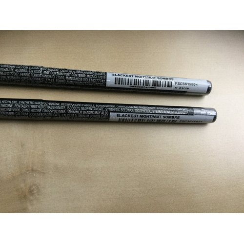 Avon Glimmersticks Waterproof Eyeliner .28g Blackest Night lot of 2